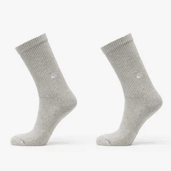 Nike Čarape Nike Everyday Cushioned Crew Socks 2-Pack Dark Grey Heather/ White XL