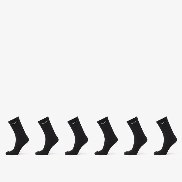 Nike Čarape Nike Everyday Plus Cushioned Training Crew Socks (6 Pairs) Black/ White S