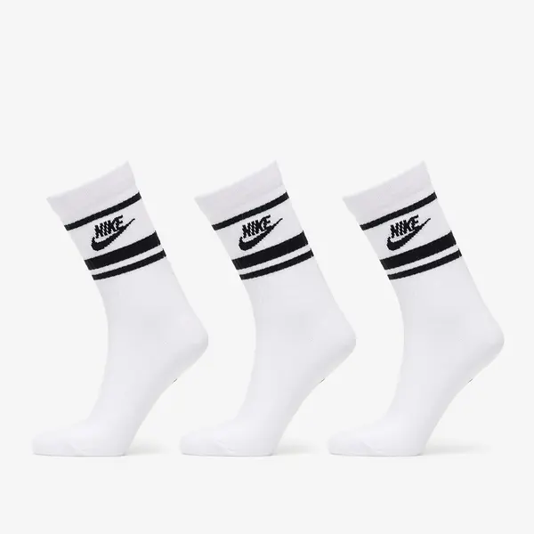 Nike Čarape Nike Sportswear Everyday Essential Crew Socks 3-Pack White/ Black/ Black XL
