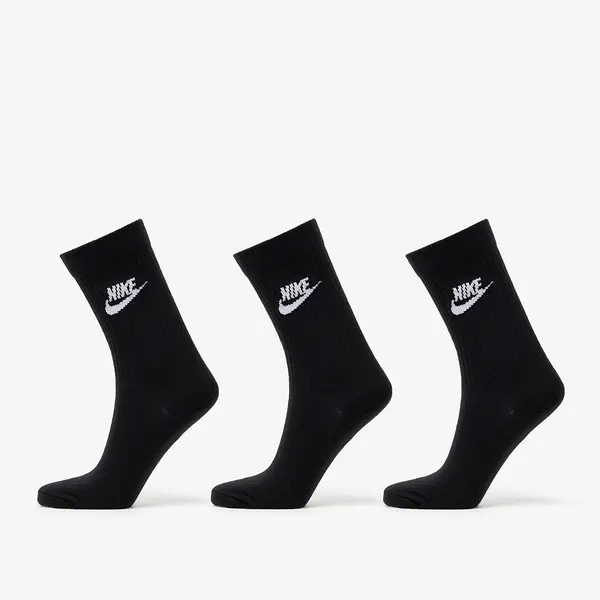 Nike Čarape Nike Sportwears Everyday Essential Crew 3-Pack Socks Black/ White S