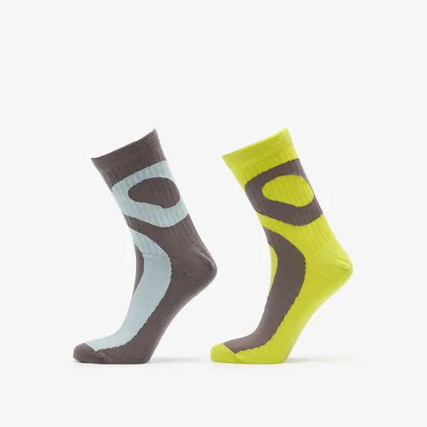 On Čarape On Liquid Logo Sock High 2-Pack Lime/ Eclipse L
