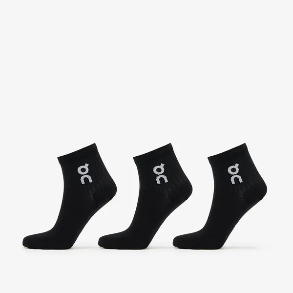 On Čarape On Logo Sock Mid 3-Pack Black L