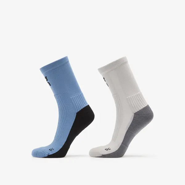 On Čarape On Trail Sock High 2-Pack Glacier/ Dust L