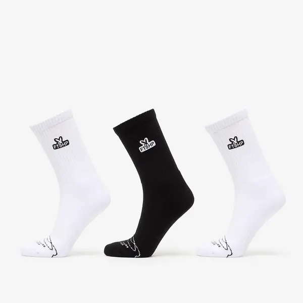 FTSHP Čarape Playboy x FTSHP Socks 3 Pack Black/ White 36-38