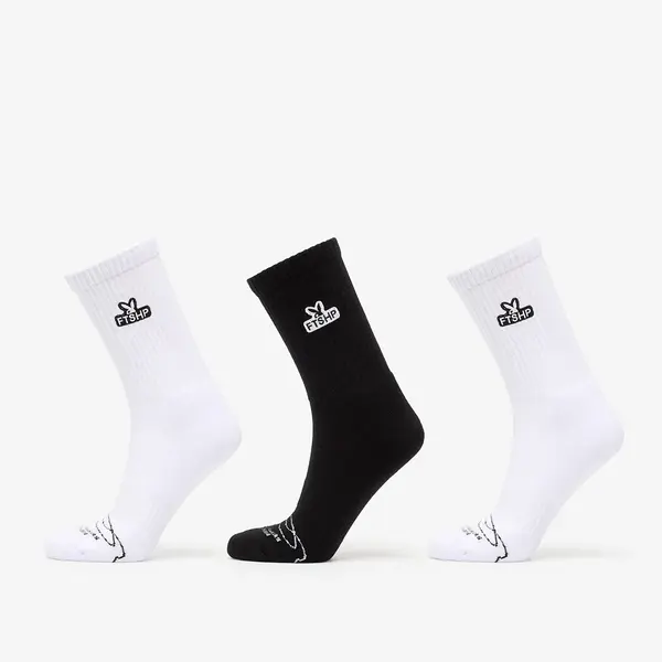 FTSHP Čarape Playboy x FTSHP Socks 3 Pack Black/ White 39-42