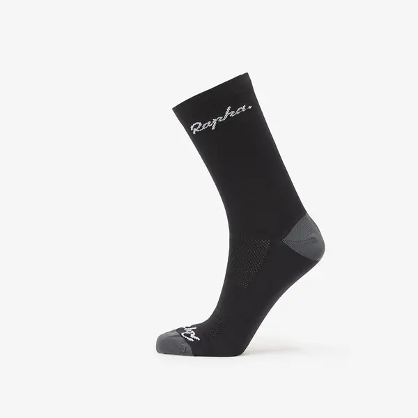 Rapha Čarape Rapha Logo Socks Black/ Dark Grey S