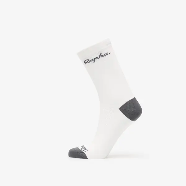 Rapha Čarape Rapha Logo Socks White/ Grey L