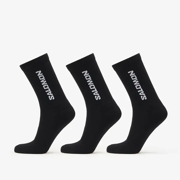 Salomon Čarape Salomon Everyday Crew Socks 3-Pack Black/ Black S