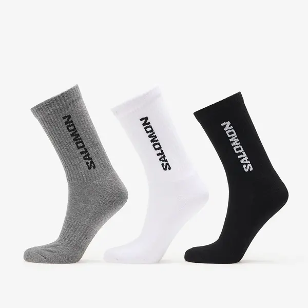Salomon Čarape Salomon Everyday Crew Socks 3-Pack Black/ White XL