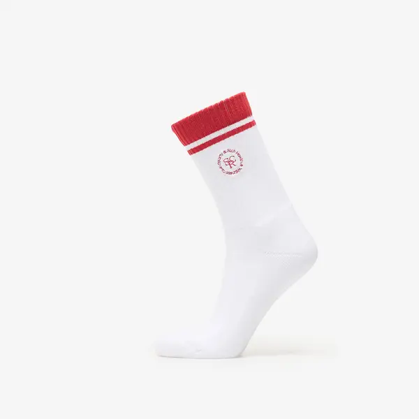Sporty & Rich Čarape Sporty & Rich SRHWC Socks White/ Ruby Universal