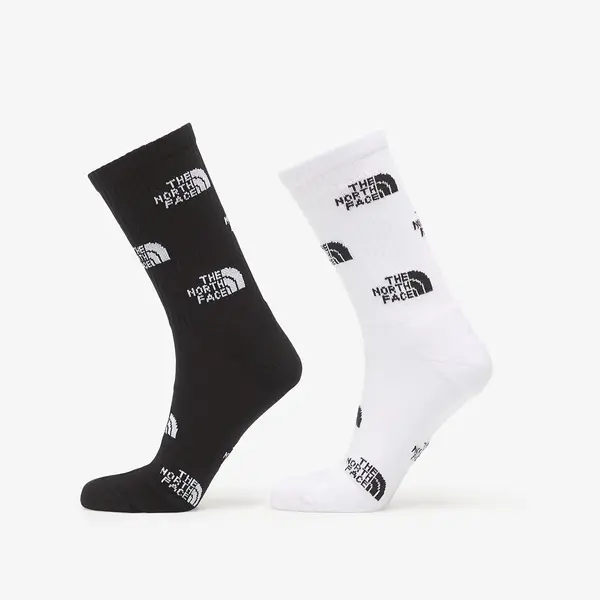 The North Face Čarape The North Face Everyday Crew Sock Logo 2-Pack TNF Black/ TNF White/ Outlet C XS