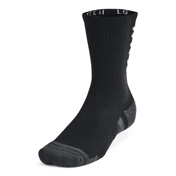Under Armour Čarape Under Armour Perf Tech Nov 3-Pack Crew Black/ Black/ White L