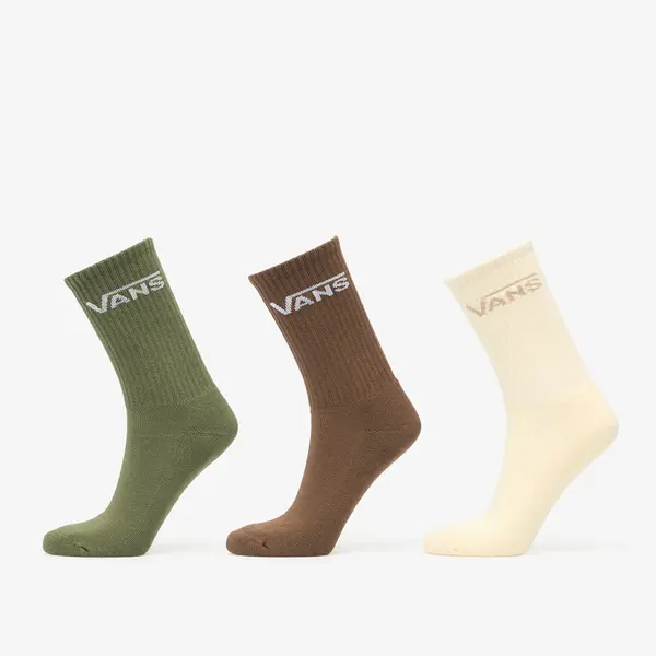 Vans Čarape Vans Rox Classic Crew Socks Green/ White/Brown L