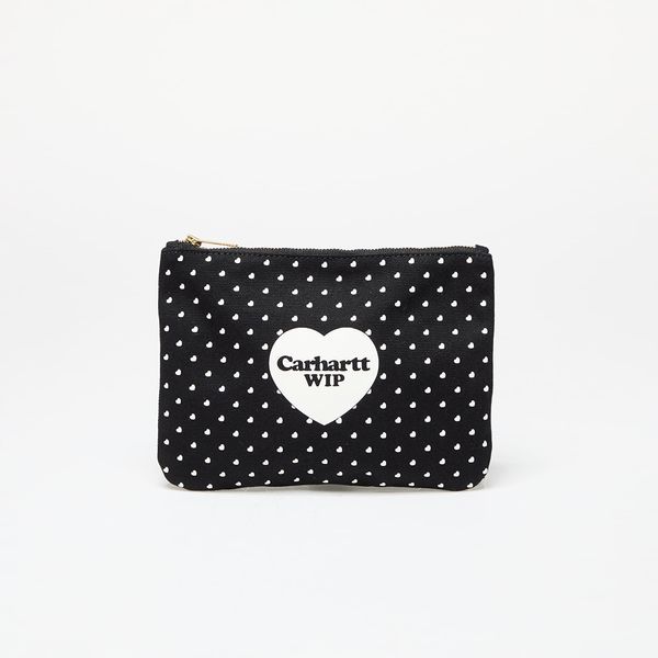 Carhartt WIP Carhartt WIP Canvas Graphic Zip Wallet Heart Bandana Print/ Black