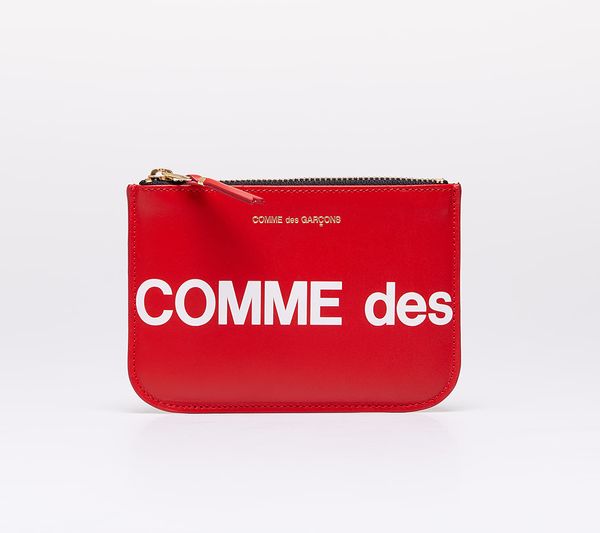 Comme des Garçons Wallets Comme des Garçons Huge Logo Wallet Red