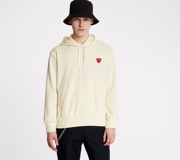 Comme des Garçons Comme des Garçons PLAY Hoodie Ivory