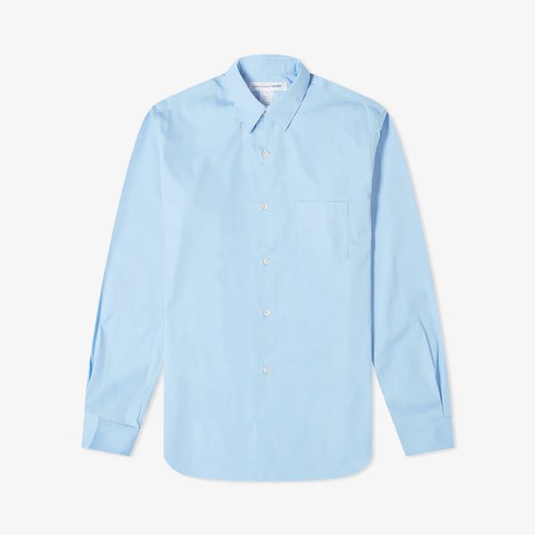 Comme des Garçons SHIRT Comme des Garçons SHIRT Forever Kids Shirt Woven Blue