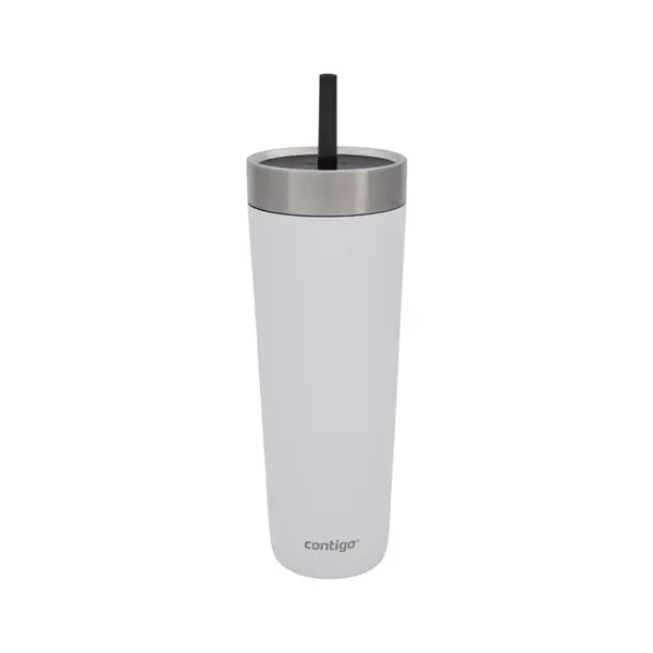 Contigo Contigo Water Bottle Luxe Spillproof Tumb 720 ml White Universal