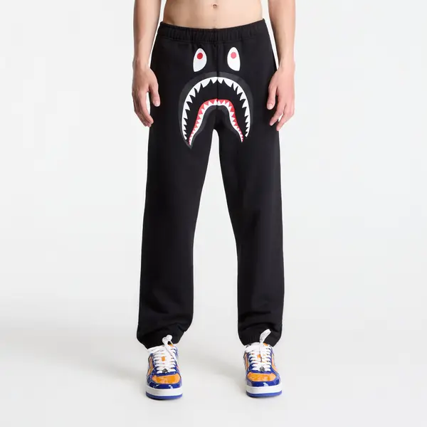 A BATHING APE Donji dio trenerke A BATHING APE Shark Sweat Pants UNISEX Black L