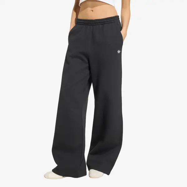 adidas Originals Donji dio trenerke adidas Essentials Wide Leg Fleece Pants Black S