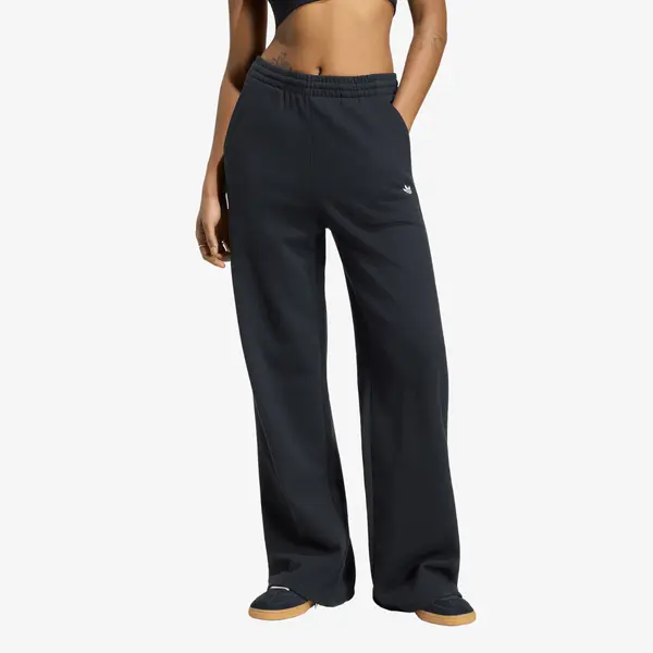 adidas Originals Donji dio trenerke adidas Essentials Wide Leg French Terry Pants Black XL
