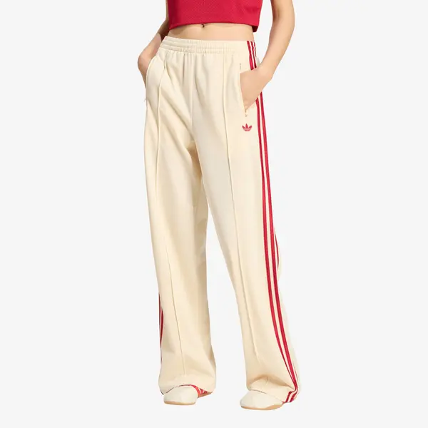 adidas Originals Donji dio trenerke adidas Firebird Loose Tracksuit Pants Warm Vanilla/ Team Victory Red XS