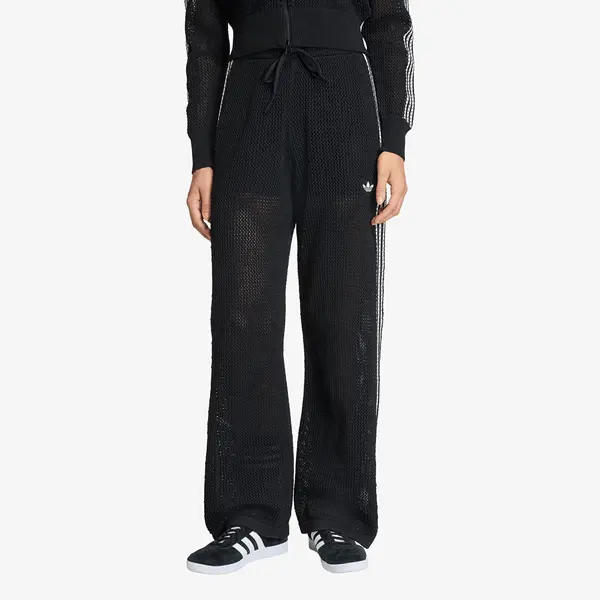 adidas Originals Donji dio trenerke adidas Knitted Crochet Firebird Track Pants Black S