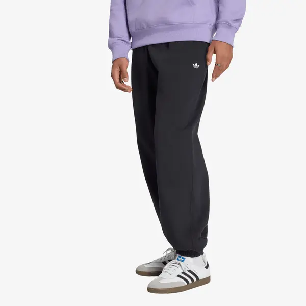adidas Originals Donji dio trenerke adidas Trefoil Essentials Loose Fleece Pants Black M