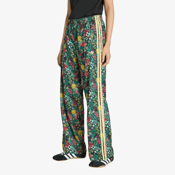 adidas Originals Donji dio trenerke adidas X Liberty London Firebird Tracksuit Bottoms Black/ Bold Green/ Collegiate Green- Eqt Yellow XXS