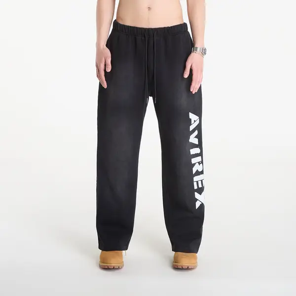 Avirex Donji dio trenerke Avirex Distress Icon Sweatpant Black L