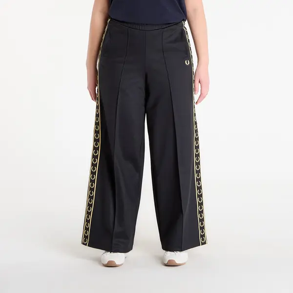 FRED PERRY Donji dio trenerke FRED PERRY Taped Track Pants Black/ Champagne 38