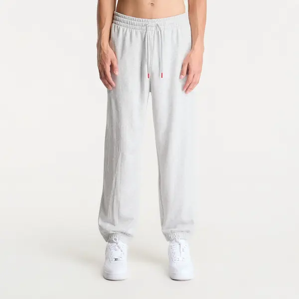 Jordan Donji dio trenerke Jordan Brooklyn Fleece Men's Pants Neutral Grey/ Htr/ University Red M