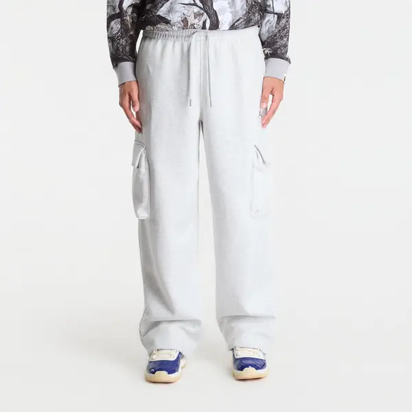 Jordan Donji dio trenerke Jordan Brooklyn Men's Oversized Fleece Cargo Pants Neutral Grey/ Htr/ Lt Smoke Grey XS