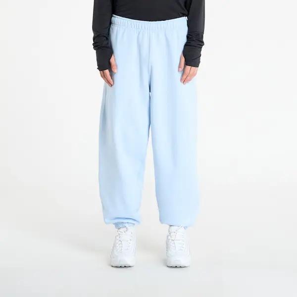 Nike Donji dio trenerke Nike Solo Swoosh Men's Cuffed Fleece Pants Celestine Blue/ Celestine Blue/ White S