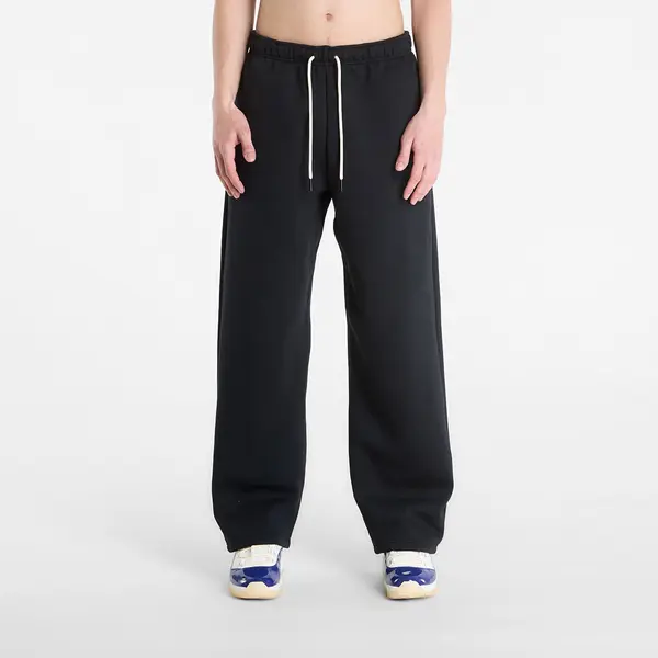 Nike Donji dio trenerke Nike Standard Issue Men's Therma-FIT Brushed Open-Hem Basketball Pants Black/ Pale Ivory XL