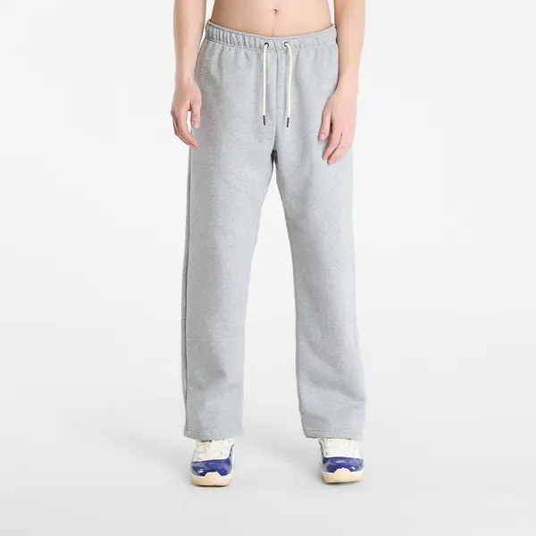 Nike Donji dio trenerke Nike Standard Issue Men's Therma-FIT Brushed Open-Hem Basketball Pants Dk Grey Heather/ Black M