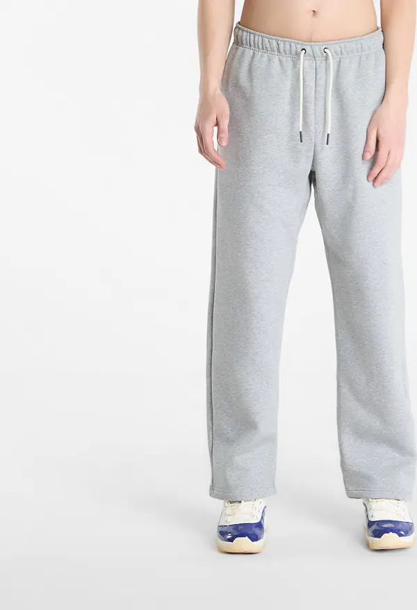 Nike Donji dio trenerke Nike Standard Issue Men's Therma-FIT Brushed Open-Hem Basketball Pants Dk Grey Heather/ Black XXL