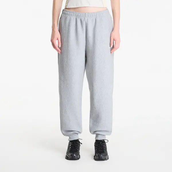 Nike Donji dio trenerke Nike Studio Fleece Heavyweight Women's Oversized High-Rise Joggers Dk Grey Heather/ Sail S