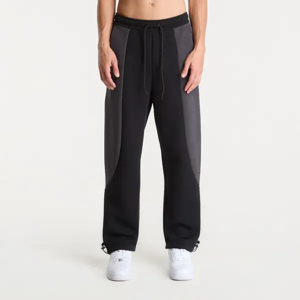 Nike Donji dio trenerke Nike Tech Men's Color-Block Open-Hem Fleece Pants Black/ Anthracite/ Black XS
