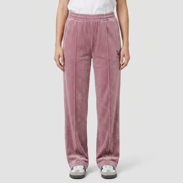 FTSHP Donji dio trenerke Playboy x FTSHP Girls Velvet Sweatpants Pink S