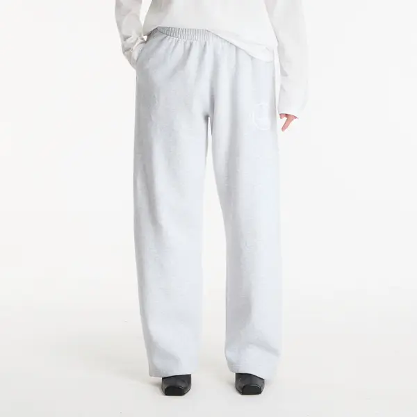 Sporty & Rich Donji dio trenerke Sporty & Rich Juicy Emblem Wide Sweatpant Heather Gray S