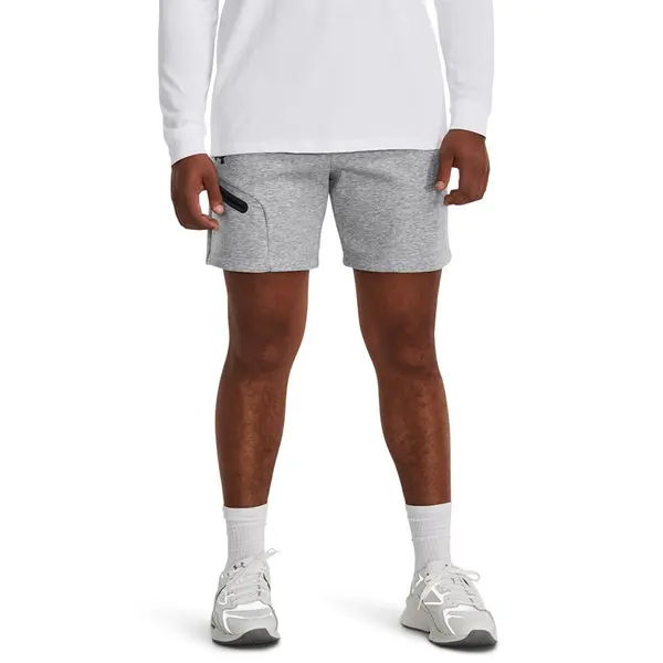 Under Armour Donji dio trenerke Under Armour Unstoppable Fleece Shorts Gray XL
