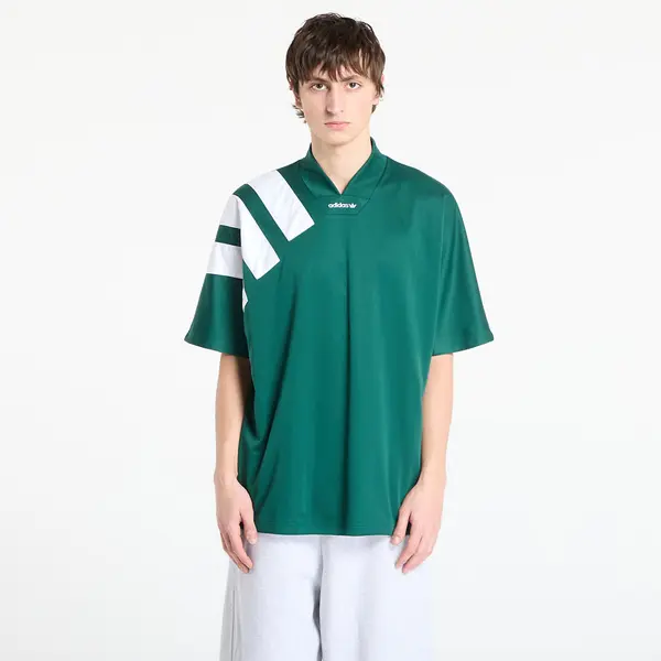 adidas Originals Dres adidas Adicolor Blocked Jersey Collegiate Green/ White L