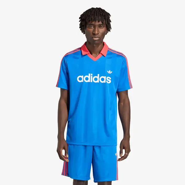 adidas Originals Dres adidas Archive Collar Engineered Jersey Blue S
