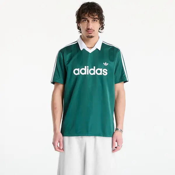 adidas Originals Dres adidas Archive Collar Engineered Jersey Collegiate Green L