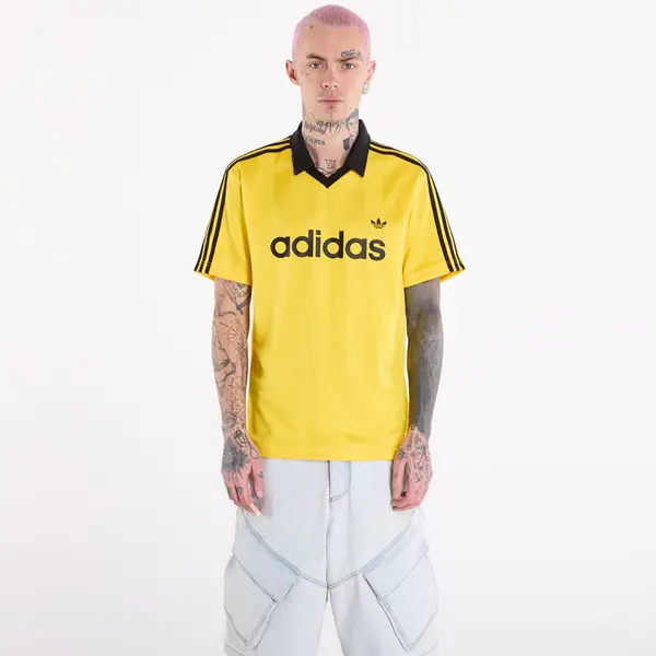 adidas Originals Dres adidas Archive Collar Engineered Jersey Eqt Yellow L