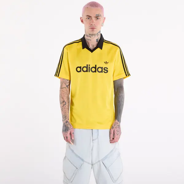 adidas Originals Dres adidas Archive Collar Engineered Jersey Eqt Yellow M