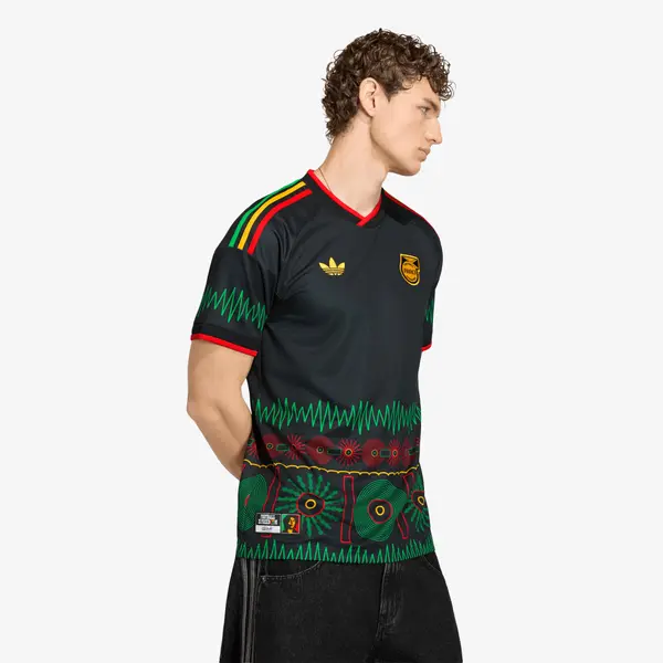 adidas Originals Dres adidas Jamaica 26 X Bob Marley Away Jersey Black L