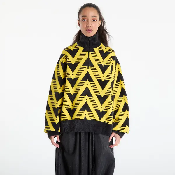 adidas Originals Dres adidas Knitted Half-Zip Sweater Eqt Yellow L