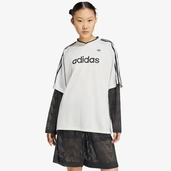 adidas Originals Dres adidas Lace Long-Sleeve Jersey Cloud White XS